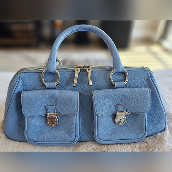 Beautiful Blue Burberry Handbag - Picture 1 of 11
